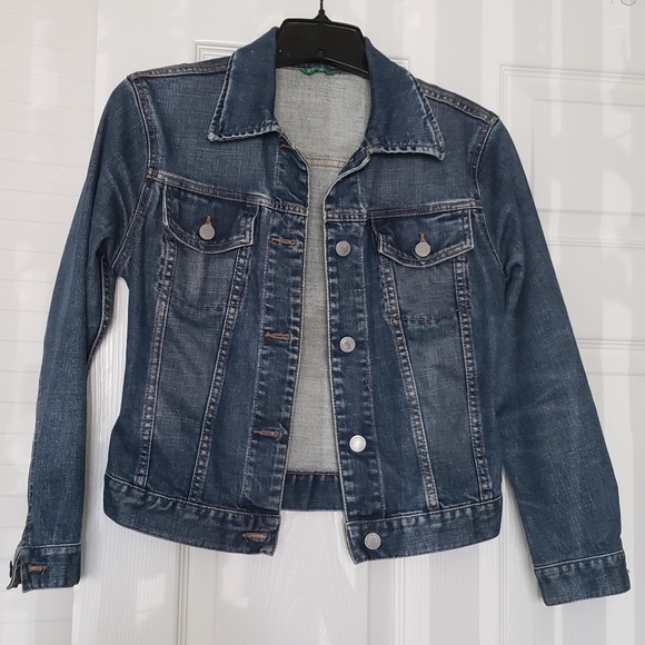 Like New Classic Benetton Demin Jacket - Local pickup available in Vancouver, WA - Picture 1 of 5